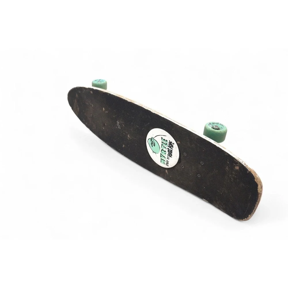 Vtg Myrtle Stuff‎ Russ Pope Skateboard Rare 58mm Complete Rare Longboard Artist